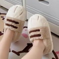 thumbnail image 6 of Plush Cat Paw Slippers for Adults, Super Soft Anti-slip Indoor House Shoes, Cozy Animal Themed Gifts for Women & Girls, Cute Comfortable Bedroom Slippers, 6 of 8