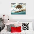 thumbnail image 3 of Orinice Canvas Wall Art For Living Room Bedroom luxury Abstract lines Landscape Wall Pictures Modern Canvas Prints Artwork Office Home Decorations 20x16in, 3 of 3