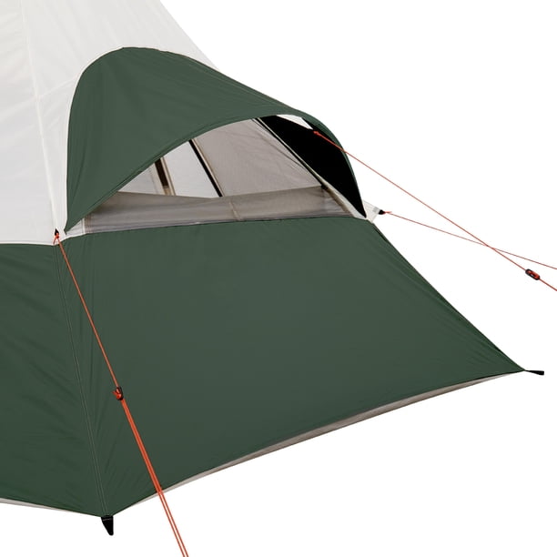 Ozark Trail 7-Person 1-Room Teepee Tent, with Vented Rear Window