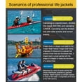thumbnail image 3 of SUNHUFA Adults Jackets Neoprene Vest for Water Sports (Fluorescent Green M), 3 of 10