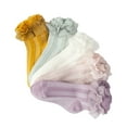 thumbnail image 2 of Jkerther Baby Kids Girl Lace Socks Toddler Girl Lace Flounce Princess Socks Cable Knitted Cotton Stocking, 2 of 6