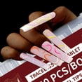 thumbnail image 4 of Parche para uñas postizas ultralargo, 240 unidades, en caja transparente, 4 of 5