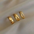 thumbnail image 5 of Gold Plated Band Rings for Women Non Tarnish, 14K Gold Plated Wedding Rings Set for Statement, Stackable Simple Thumb Pinky Bands Comfort Fit 3Pcs 2mm 4mm 6mm for Jewelry Gift Size 5-13, 5 of 6