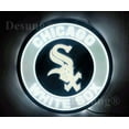thumbnail image 2 of Queen Sense 16" Chicago Sports Team White Sox 3D LED Sign Light Vivid Printing Tech Design Beer Bar Pub Decor Lamp 116CWSLED3D, 2 of 3