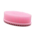 thumbnail image 1 of Cepillo exfoliante corporal de silicona para baño y ducha, 1 of 5
