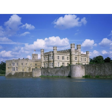 Leeds Castle Kent Christmas Leeds Castle, Near Maidstone, Kent, England, United Kingdom Print Wall Art By David Hunter ()