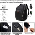 thumbnail image 2 of Mochila Escolar universitaria YONGSHENG Antirrobo extra grande con puerto de carga USB resistente AL AGUA, 2 of 4