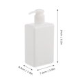 thumbnail image 2 of Greenadscape Empty Lotion Bottle White General Users Shampoo Storage 6Pcs 2.8In, 2 of 8