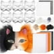 thumbnail image 3 of 10 piezas de malla para ojos, impermeable, imprimible, para máscaras, ojos blancos, accesorios de cosplay y manualidades., 3 of 7