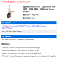 thumbnail image 2 of Speedometer Sensor - Compatible with 1992 - 2000, 2004 - 2006 Ford Crown Victoria 1993 1994 1995 1996 1997 1998 1999 2005, 2 of 2
