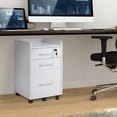 thumbnail image 2 of HOMCOM Vertical Filing Cabinet Mobile File Cabinet with Lockable Drawer, 2 of 10