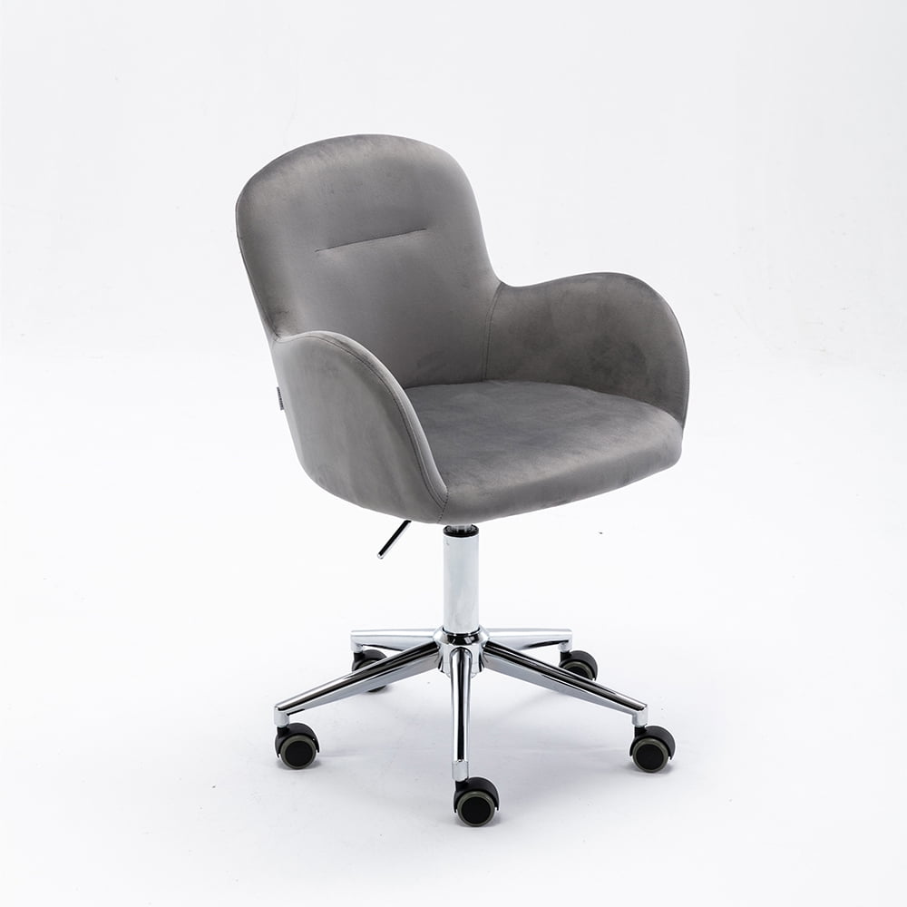 Kepooman Modern Velvet Swivel Accent Chair, Leisure office Chair for Bedroom Living Room, Gray Kepooman Modern Velvet Swivel Accent Chair, Leisure office Chair for Bedroom Living Room, Gray
