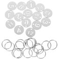 thumbnail image 2 of Miangastore 15 pcs Door Number Tag Stainless Steel Number Tags Key Tags Marking Number Tags with Rings (1-15), 2 of 9
