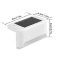 thumbnail image 3 of Dainzusyful Lumières Solaires Étanches à LED, 4 Packs, 3 of 9