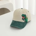 thumbnail image 4 of Kids Washed Baseball Cap Lightweight Sun Hat Khaki Baseball Cap Soft Summer Outdoor Beach Sun Hat 2-8 Years, 4 of 7
