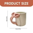 thumbnail image 3 of Coffee cup Essentials Ceramic Coffee Mug Cute Bow Cup Cups Latte Mugs Bowknot Cappuccino Cups For Milk Tea Coffee, 3 of 9