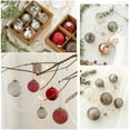 thumbnail image 2 of Set/6pcs Christmas Bauble,Glass Balls Ornaments Perfect for Tree Decoration Beautiful Hangers Decors Eye-catching Accent, 2 of 8