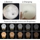 thumbnail image 4 of Moon Lamp 5.9 Inch - 3d Printed Lunar Lamp Moon Light Night Lights, Usb Charging Touch Control Brightness White & Yellow, 4 of 5