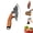 #A, variant on Borikise Hand Forged Kitchen Knife, 2026 New 2Pcs Cleaver Set with Protective Leather Sheath for Outdoor Camping and BBQ Party