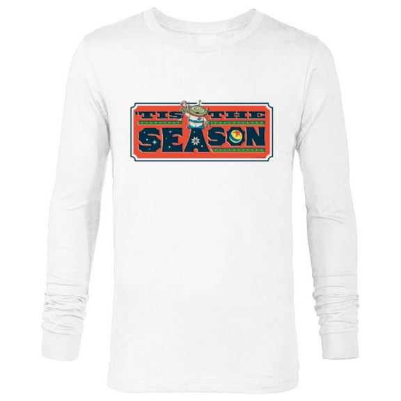 Disney and Pixar’s Toy Story Alien Holiday ‘Tis the Season - Long Sleeve T-Shirt for Men - Customized-White