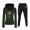 Dark Green, variant on WILLBEST Fall Clothes Women Solid Color Women's Casual Christmas Hoodie Set with Long Sleeve and Trousers Festive Fashion Outfit for Holiday Relaxation Wangler Cargo