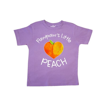 

Inktastic Pawpaw s Little Peach Cute Peach Heart Gift Toddler Boy or Toddler Girl T-Shirt