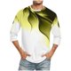 thumbnail image 1 of Camisas de Manga Larga para Hombres Imprimir Casual Cuello Redondo Blusa de Manga Corta, Camisas de Lino para Hombres, 1 of 4