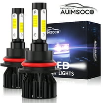 High Low Beam 9007 Combo Led Headlight 2-Pack 6000k Bulbs Kits 8000 Lumens White High Power Lamps 300% Brighter For Ford Explorer Sport Trac 2001 2002 2003 2004 2005