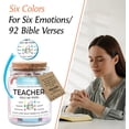 thumbnail image 2 of NewEleven Bible Verse Jar for Teacher - Christian Teacher Appreciation Gift, Inspirational Thank You Gift from Student, 2 of 7