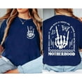 thumbnail image 3 of Motherhood Rock Skeleton Unisex T-Shirt, 3 of 5