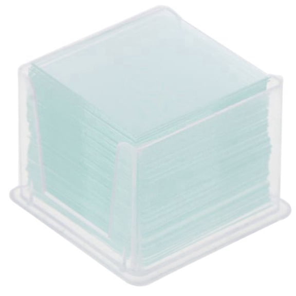Coverslip Slides Lab Supplies Square Microscope Cover Glass Set School Education Lab Replacement Tool 20x20mm,100 * Microscope Coverslips,Transparent