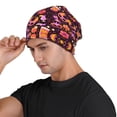 thumbnail image 4 of Beanie for Women Men, Festive Carnival Party Elements Soft Beanie Hats Winter Knit Caps Unisex Ski Hat, 4 of 5