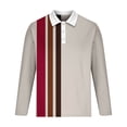 thumbnail image 5 of Big & Tall Golf Shirts for Men Plus Size S-5X Long Sleeve Button Collared T-Shirts Mens Casual Pullover Color-Block Business Work Shirt Tops, 5 of 5