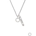 thumbnail image 2 of Delight Jewelry Silvertone Jeremiah 29:11 Eternity Ring Silvertone Believe Faith Prayer Hope Bar Charm Necklace, 23", 2 of 4