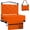 With Pocket-orange, variant on Stadium Seats with Back Support and Cushion Thick Padded Bleacher Chairs with Shoulder Strap, Portable Folding Stadium Seat Chairs for Bleacher Includes Cup Holder and Side Pocket, Blue