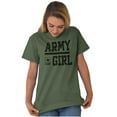 thumbnail image 4 of US Army Girl Military Star Logo Women's Graphic T Shirt Tees Brisco Brands S, 4 of 6