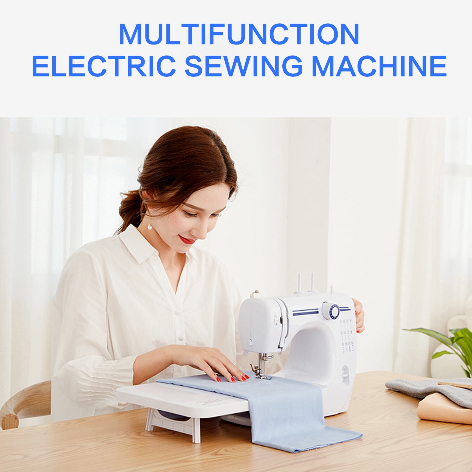 12 Built-in Stitches Small Sewing Machine Double Threads and Two Speed  Multi-function Mending Machine with Foot Pedal for Kids - Bed Bath & Beyond  - 37383688