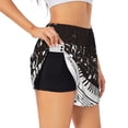 thumbnail image 3 of Lsque Piano Keys With Musical Notes Printed Women's Running Shorts with Liner Pockets,Elastic Quick Dry Workout Athletic Gym Yoga Shorts,Womens High Waist Shorts-Medium, 3 of 9