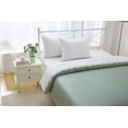thumbnail image 3 of White Lace Pillow Shams with 3D Flowers Retro Noble Luxury Elegant Look Pillowcases 100% Cotton Standard Size 2-Pack, 3 of 9