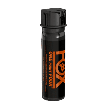Fox Labs, One Point Four, 4 % OC Pepper Spray- Flip Top Cone 4 oz 44FTM