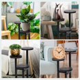 thumbnail image 4 of NALONE 3 Tire Plant Stand Indoor, Metal Iron Tiered Plant Stands Corner Plant Holder Flower Shelf Display Rack For Living Room Balcony Garden Patio (Black), 4 of 8