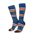 thumbnail image 2 of Women's Knee High Socks Retro Cape Verde Flag Outdoor Casual Tube Socks, 2 of 7