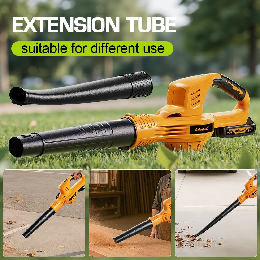 20V Cordless Leaf Blower 150MPH Handheld Electric Blower with Battery & Charger Variable Speed Battery Powered Blowers for Lawn Care Yard Patio Dust Remove, Lightweight & Portable Mini Leaf Blower