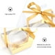 thumbnail image 3 of 12 cajas transparentes para pasteles, de PVC, para empaquetar y organizar pasteles, con cinta, 3 of 8