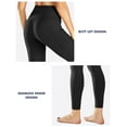 thumbnail image 7 of BALEAF Women's 7/8 High Waist Soft Yoga Leggings with Deep Pockets Brushed Stretch Squat Proof Workout Pants Black L, 7 of 7