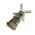 thumbnail image 3 of FONDOTIN Metal Windmill Decor Coffee Color Unique Retro Design for Home Decoration and Souvenirs, 3 of 6