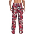 thumbnail image 6 of Mens Pajama Pants, Rooster Head Soft Sleep & Lounge Pants for Men, Cuteness Casual PJ Bottoms Pants with Pockets, 6 of 7