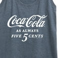 thumbnail image 3 of Coca-Cola - As Always Five Cents  - Women's Racerback Tank Top, 3 of 5