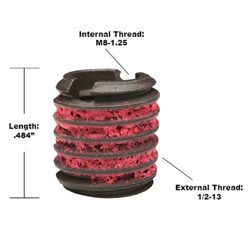 Manufacturer Varies Threaded Insert for Metal EZ-650-8