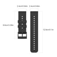 thumbnail image 2 of Reemplazo de la correa de la correa de la correa de la pulsera de silicona suave deportiva para Suunto 9/9 Baro / Suunto Spartan Baro kenally EL2811-01B, 2 of 2
